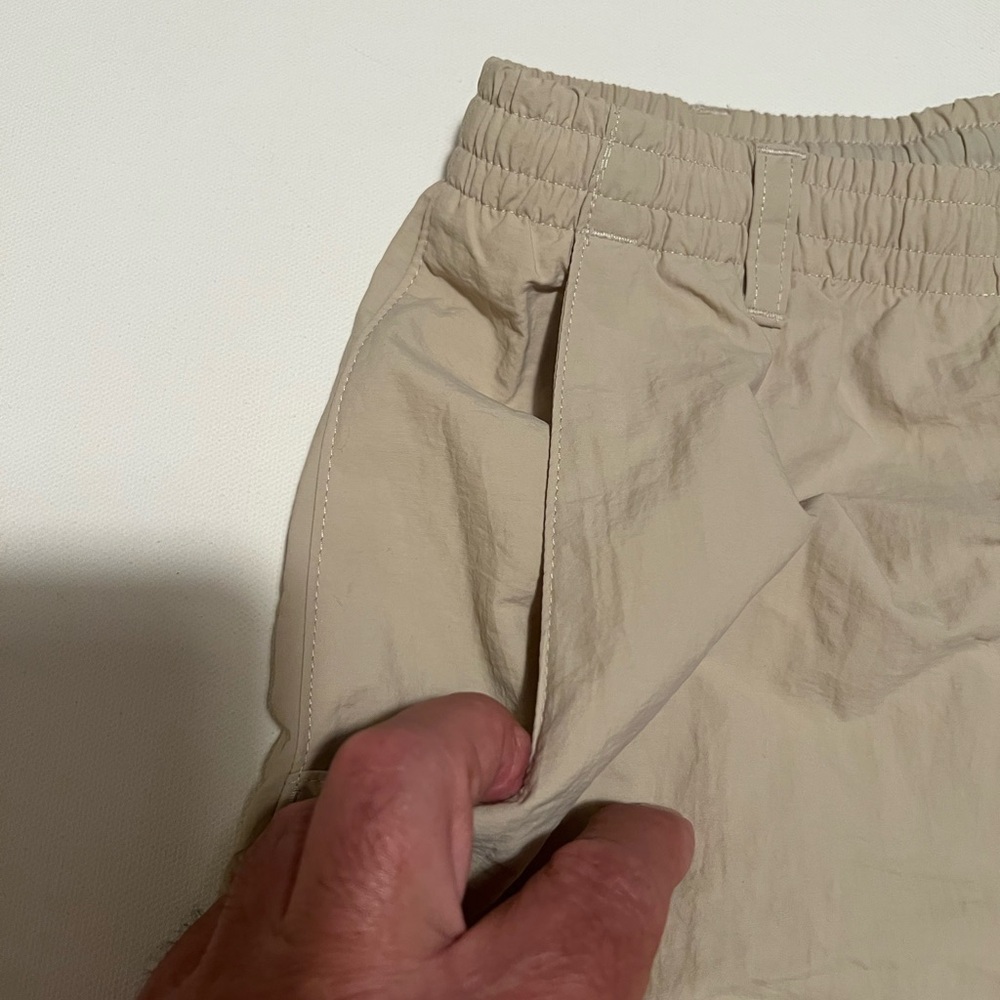 NWT Women's Columbia PFG Backcast III 6" Omni-Shade Drawstring Water Shorts Tan - Picture 3 of 8